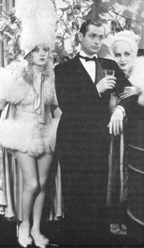 With Robert Montgomery and Billie Dove.